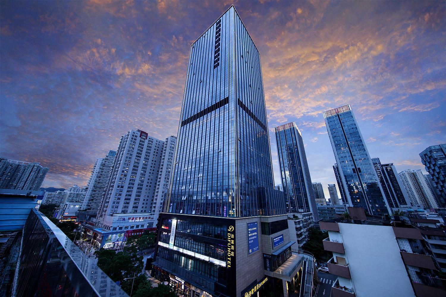 Shenzhen Futian Difu Hotel Huaqiangbei Branch Esterno foto
